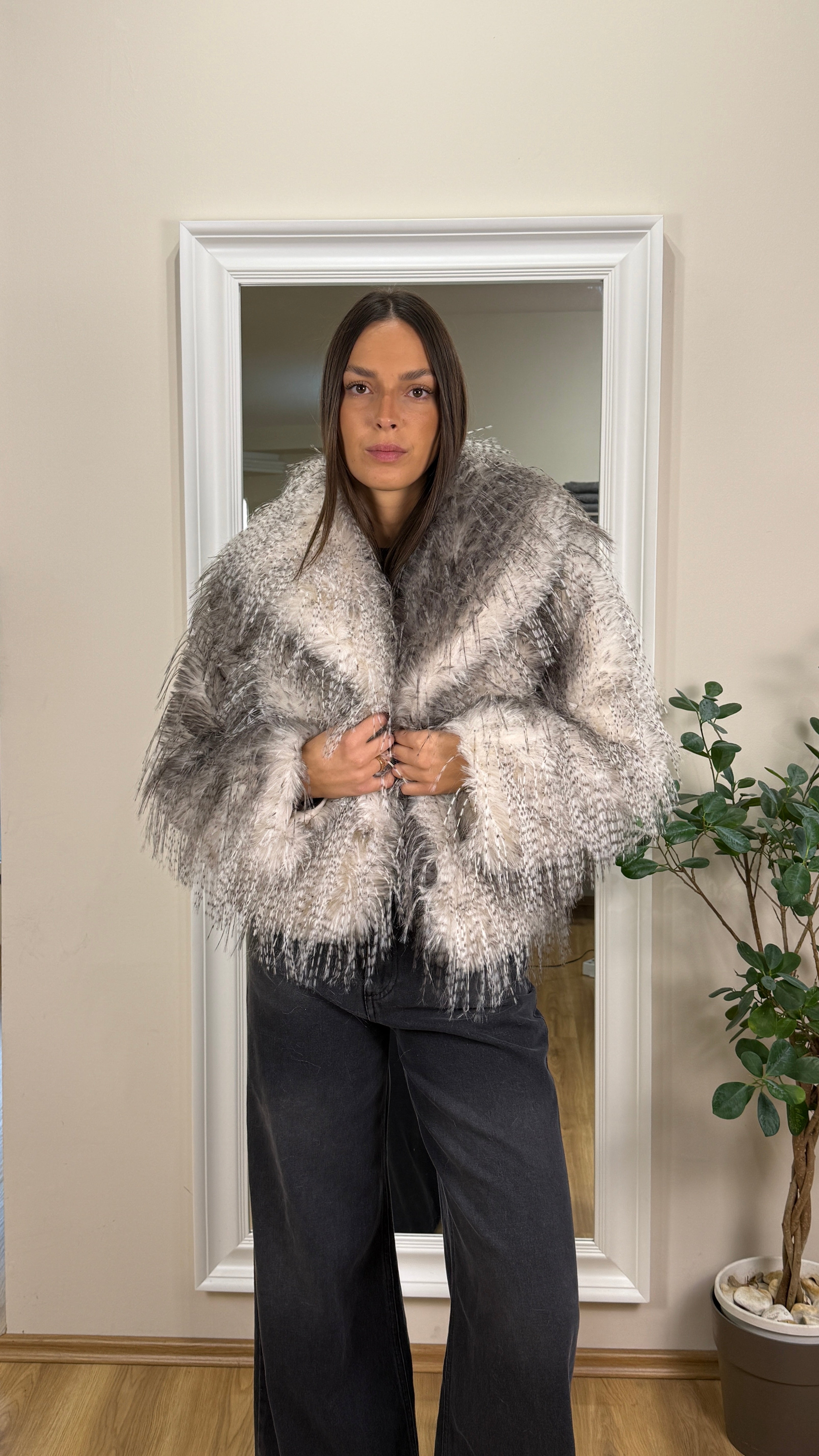 Pelliccia ecologica pelo mongolia.