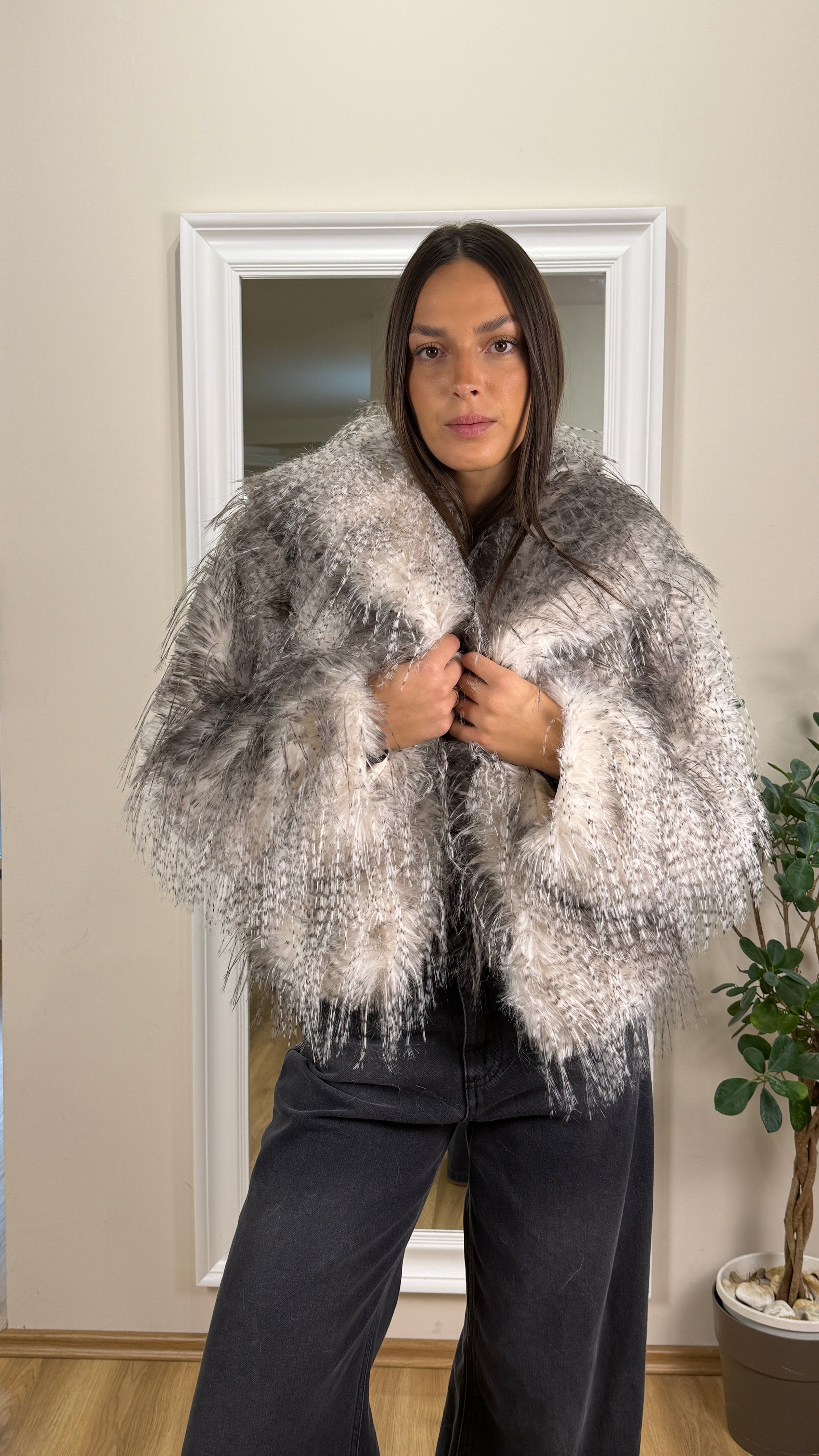 Pelliccia ecologica pelo mongolia.