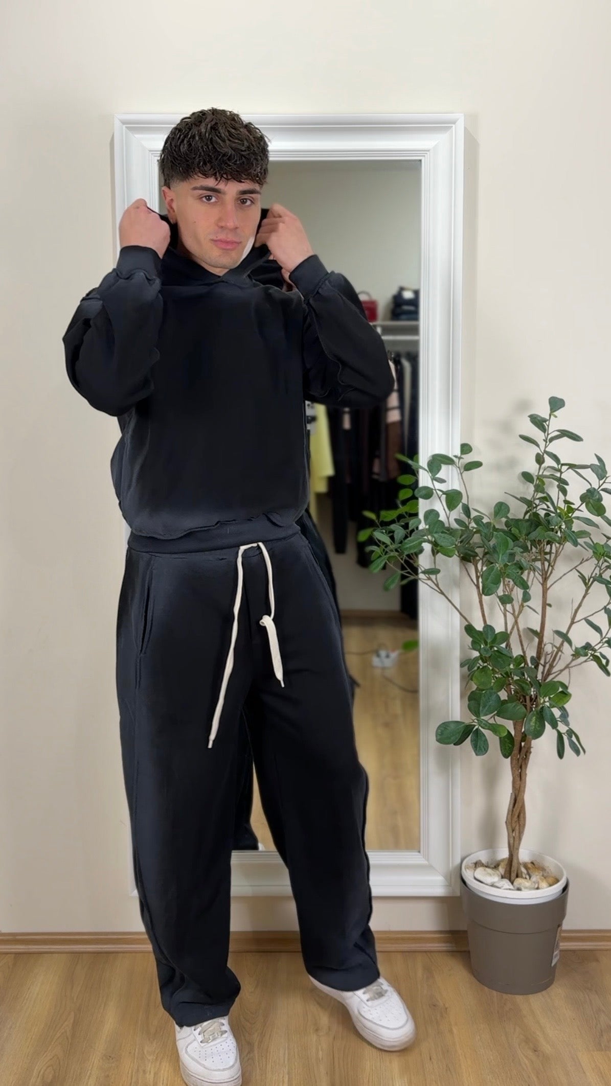 Coodrinato tuta garzato.