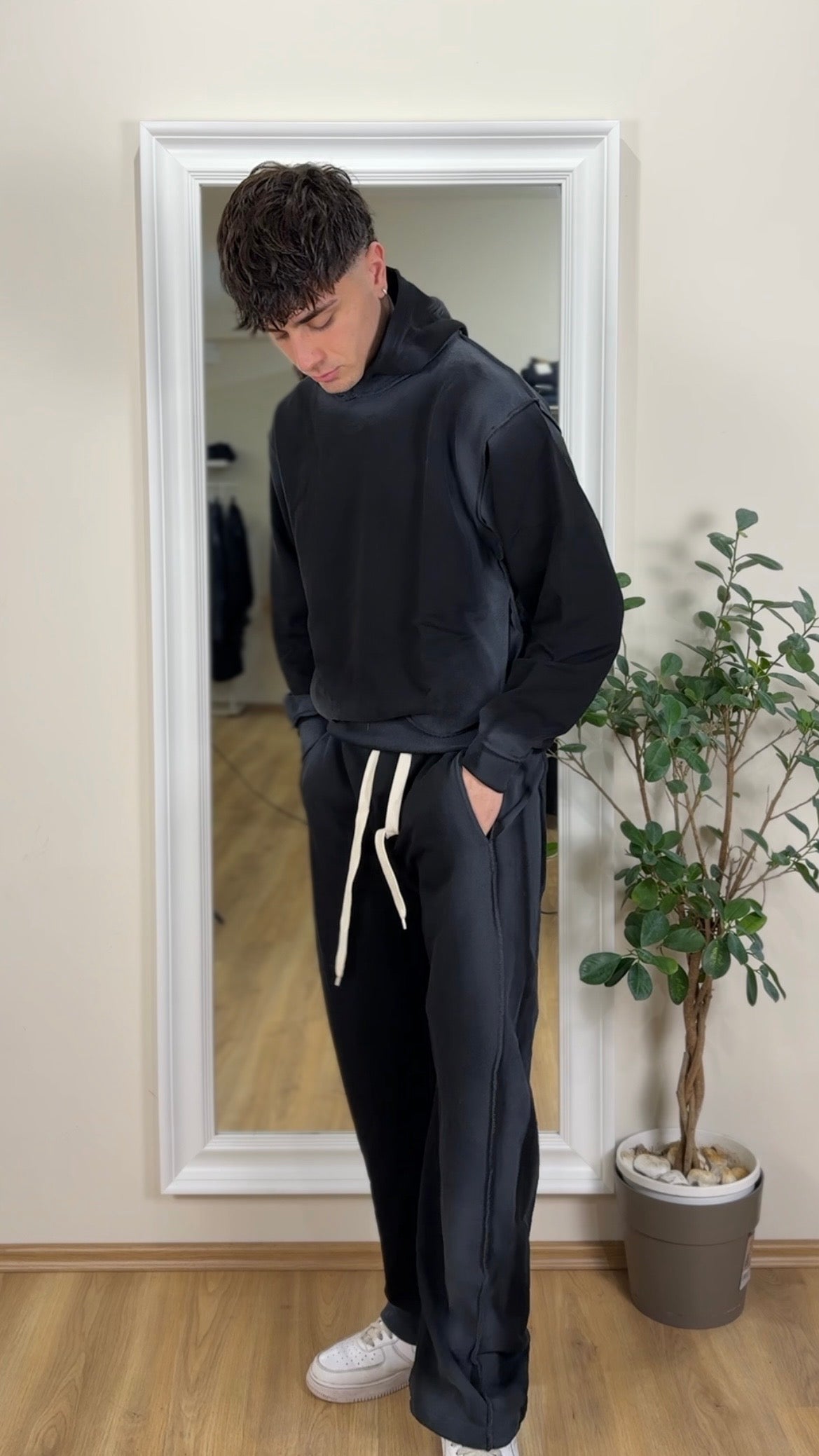 Coodrinato tuta garzato.